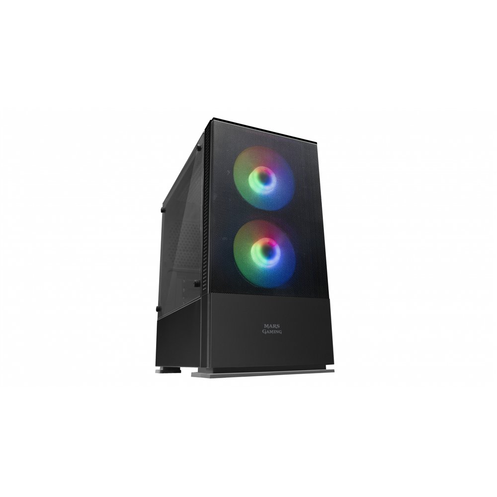 Caja semitorre mars gaming mcz m-atx negro mcz