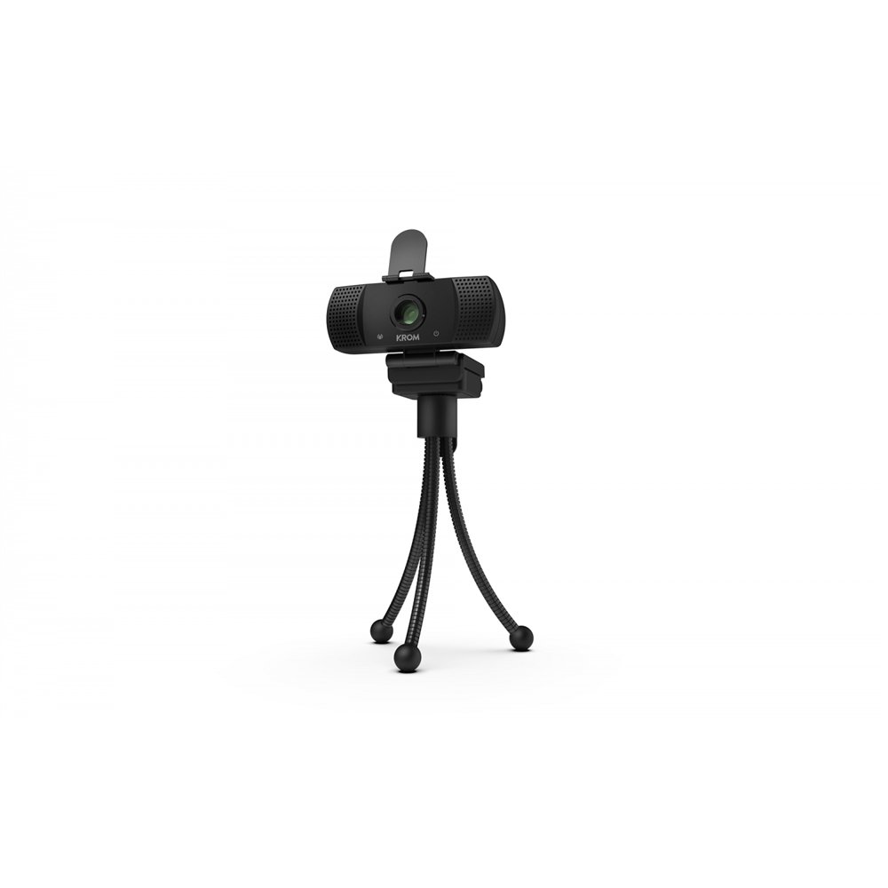 Krom kam webcam 1920 x 1080 pixeles usb 2.0 negro nxkromkam