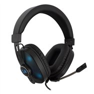 Auriculares gaming ewent play 2 conectores 3.5mm usb negro pl3321