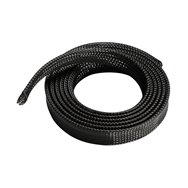 Organiador de cables en poliester aisens diametro hasta 20mm 1m negro a151-0405