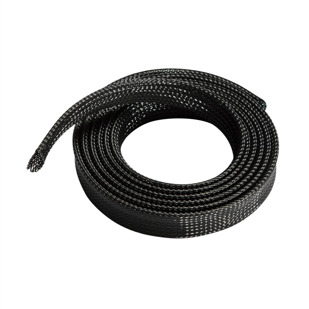 Organiador de cables en poliester aisens diametro hasta 20mm 1m negro a151-0405