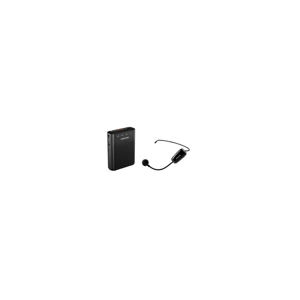 fonestar amplificador portátil 30w micrófono inalámbrico uhf baterí­a recargable negro