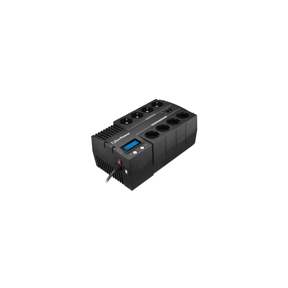 cyberpower br1200elcd sistema de alimentación ininterrumpida (ups) lí­nea interactiva 1200 va 720 w 8 salidas ac