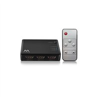 Ewent ew3730 interruptor de video hdmi negro