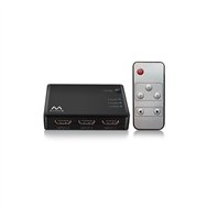 Ewent ew3730 interruptor de video hdmi negro