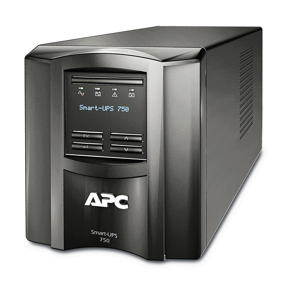 sais linea interactiva apc sistema de alimentacion interrumpida ups 750va 500 w 6 salidas ac negro smt750ic