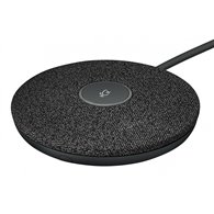 logitech rally mic pod base microfono negro