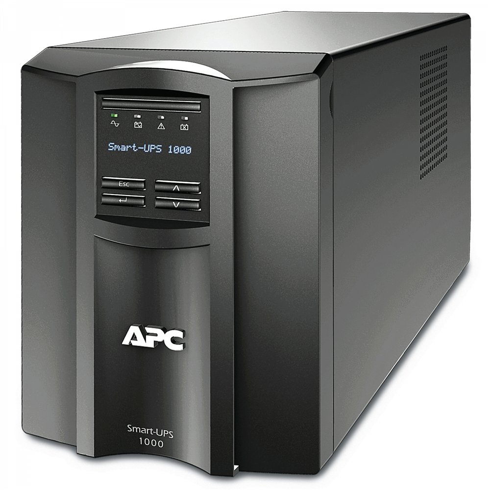 Sais linea interactiva apc sistema de alimentacion interrumpida ups 1000va 700w 8 salidas ac negro smt1000ic