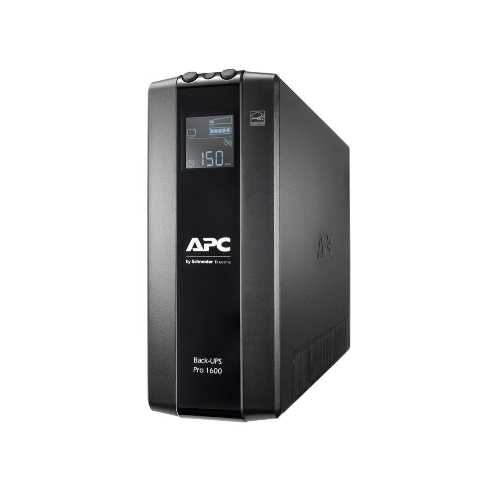 Sais linea interactiva apc sistema de alimentacion interrumpida ups 1600va 960w 8 salidas ac negro br1600mi