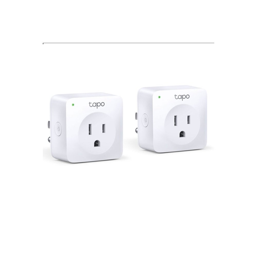 Tapo p100 mini enchufe inteligente wifi bluetooth 2990w 2.4mhz blanco tapo p100(2-pack)