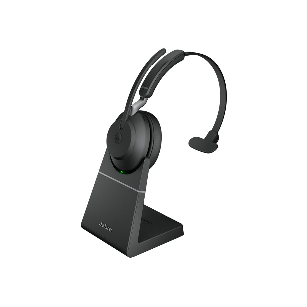 auriculares diadema jabra evolve2 65 ms mono bluetooth usb tipo a negro 26599-899-989