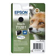 cartucho epson fox t1281 etiqueta rf negro c13t12814022