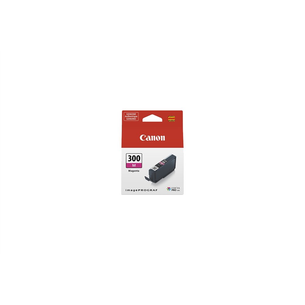 Cartucho canon pfi-300 original magenta 4195c001