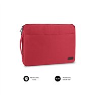 funda subblim urban laptop sleeve para portatiles de 15.6p rojo sub-ls-0ps0103