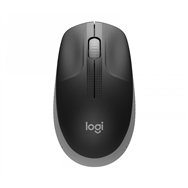 Logitech m190 ratón inalámbrico ambidextro óptico 1000dpi negro gris 910-005906