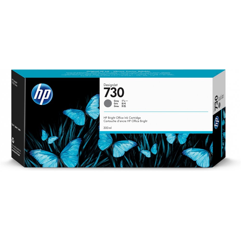 Cartucho HP 730 Original Gris P2V72A