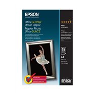 papel epson ultra glossy photo paper - a4 - 15 hojas c13s041927