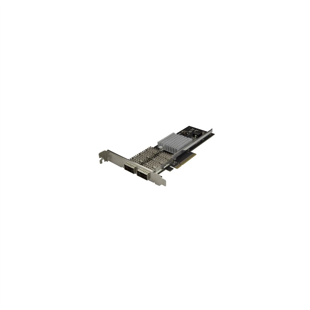 startech.com tarjeta pci express nic qsfp+ de servidores con dos puertos con chipset intel xl710 - tarjeta de red 40g de fibra m