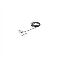 Startech.com cable de seguridad universal 3 en 1 para portatiles con candado de combinacion de 4 digitos 2m negro plata ltulock4