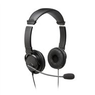 Auriculares diadema kensington hi-fi usb con microfono negro k97601ww