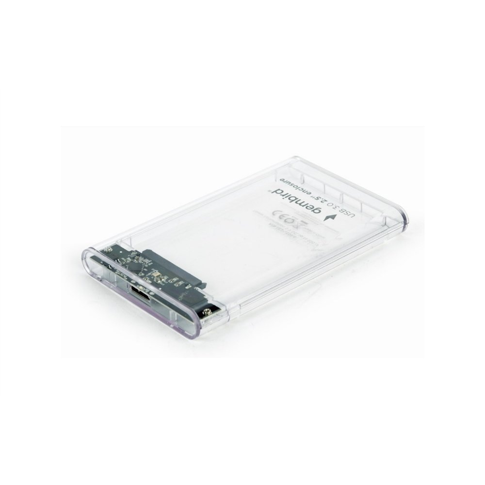 gembird caja para disco duro externo caja de disco duro (hdd) 2.5 transparente