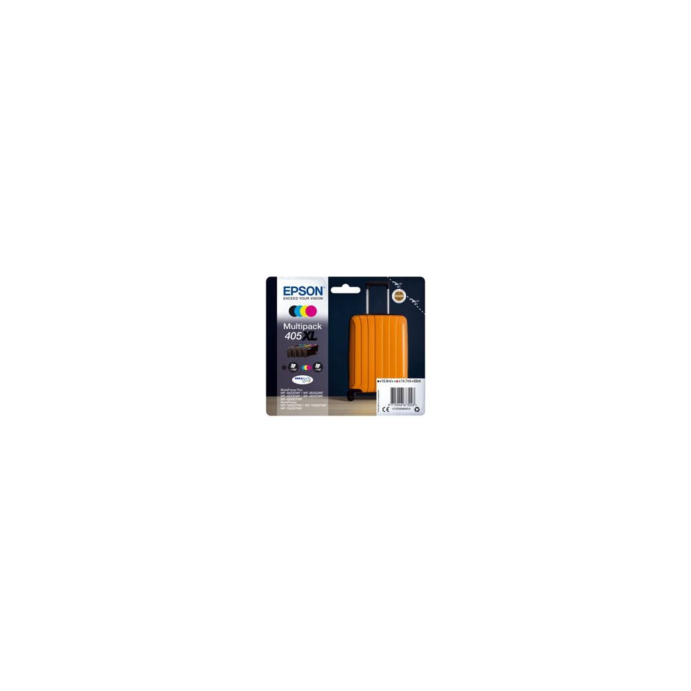 Cartucho epson 405xl durabrite ultra 4 pieza(s) original negro, cian, magenta, amarillo c13t05h64010