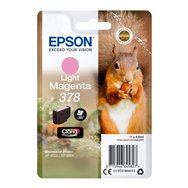Cartucho epson squirrel singlepack light magenta 378 claria photo hd ink c13t37864010