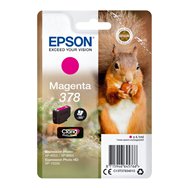 Cartucho epson squirrel singlepack magenta 378 claria photo hd ink c13t37834010