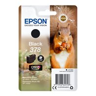 Cartucho epson squirrel singlepack black 378 claria photo hd ink c13t37814010