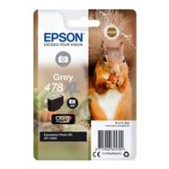 Cartucho epson squirrel singlepack grey 478xl claria photo hd ink c13t04f64010