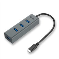 Hub i-tec metal usb tipo-c 4puertos usb 3.2 gen 1 gris c31hubmetal403