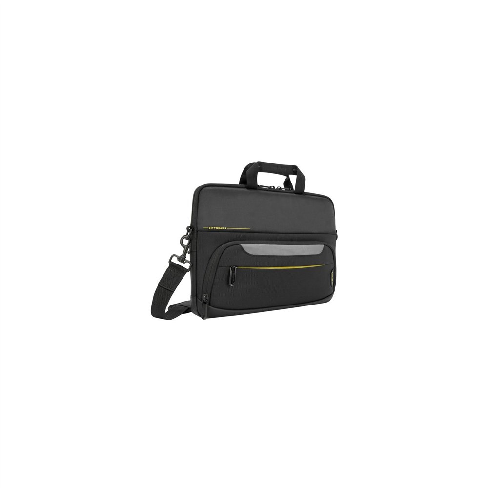 Maletin targus city gear para portatil 14p monotono poliuretano negro