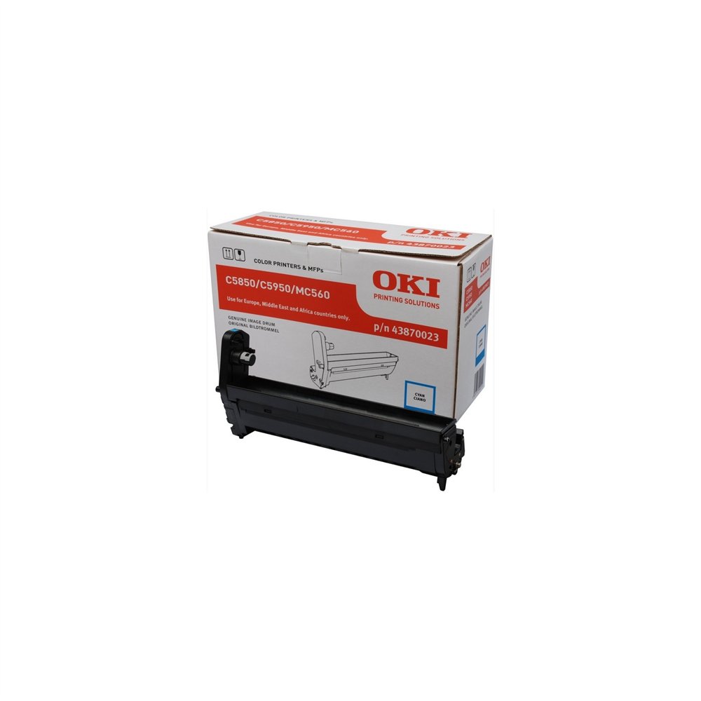 oki cyan image drum for c5850/5950 original