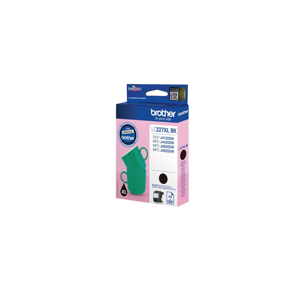 Brother lc-227xlbk cartucho de tinta 1 pieza original negro