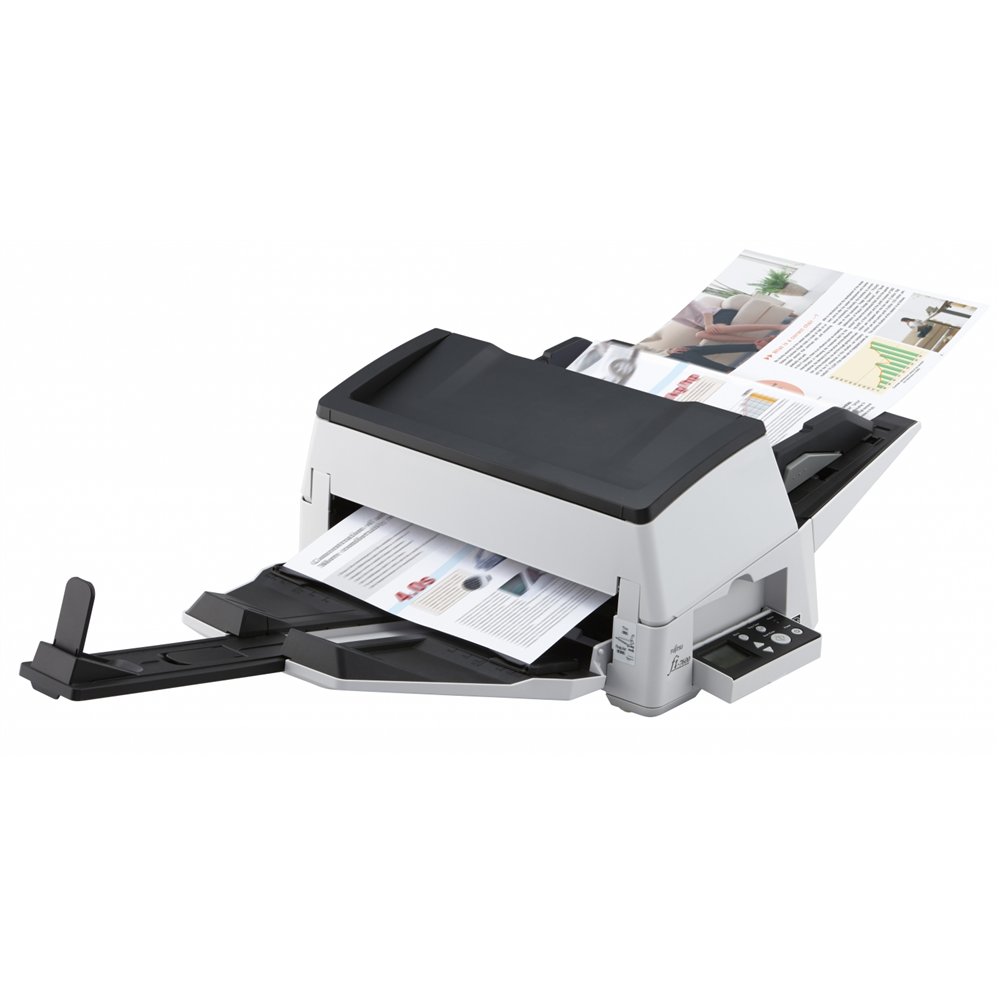 Fujitsu fi-7600 alimentador automático de documentos (adf) + escáner de alimentación manual 600 x 600 dpi a3 negro, blanco