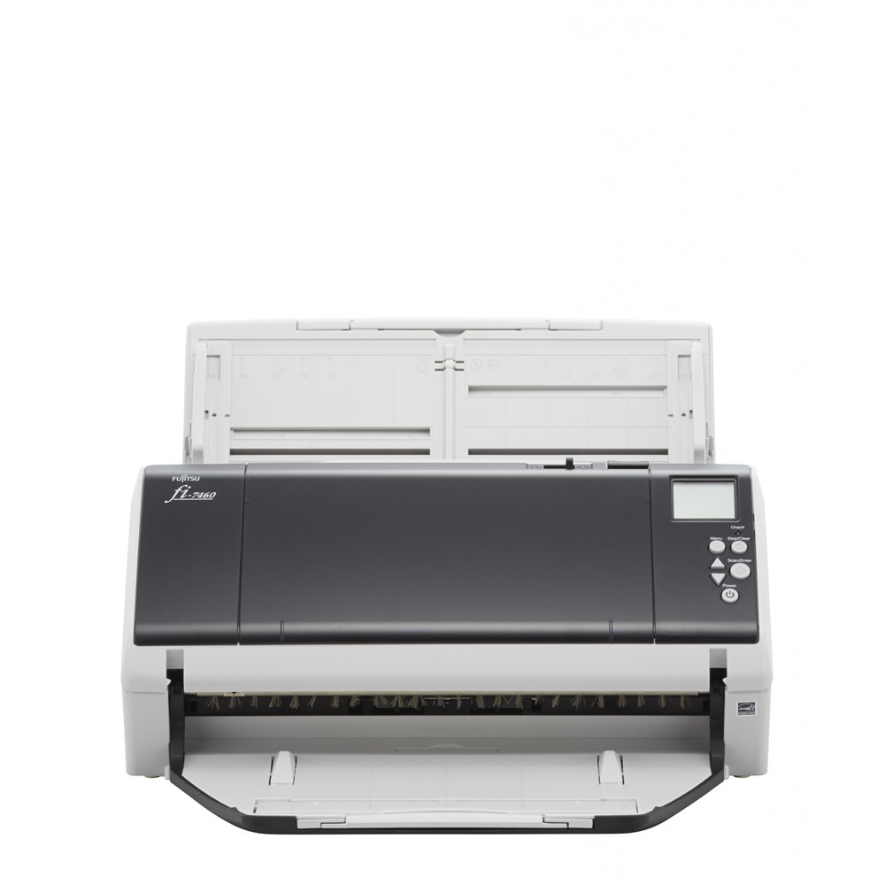 Fujitsu fi-7460 alimentador automático de documentos (adf)  escáner de alimentación manual 600 x 600 dpi a3 gris blanco