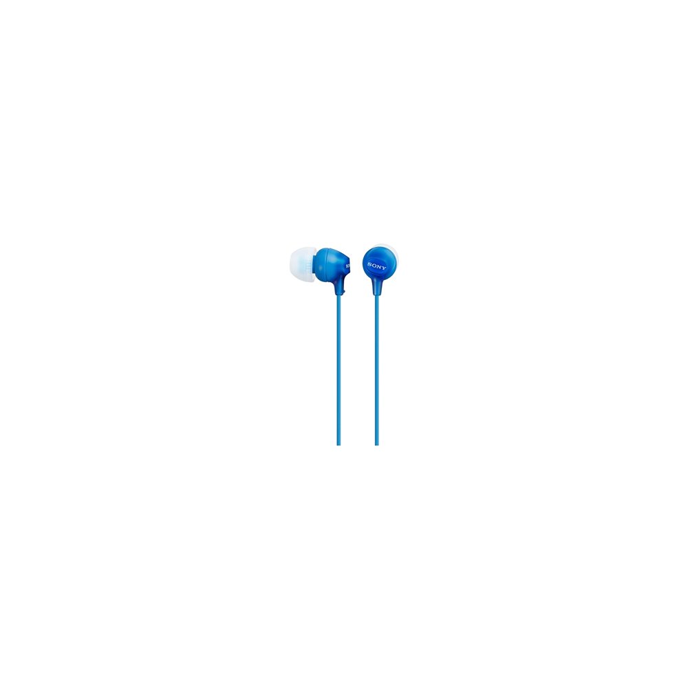 sony mdr-ex15ap auriculares dentro de oido conector de 3.5mm azul