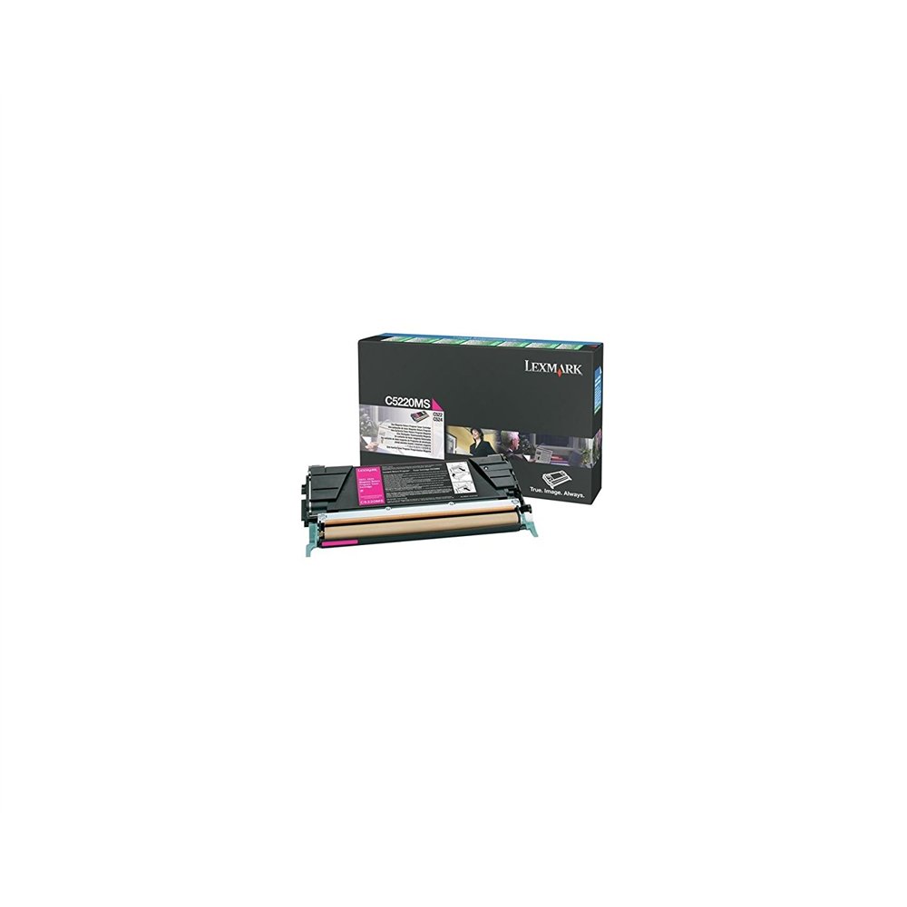 lexmark c5220ms cartucho de tóner 1 pieza original magenta