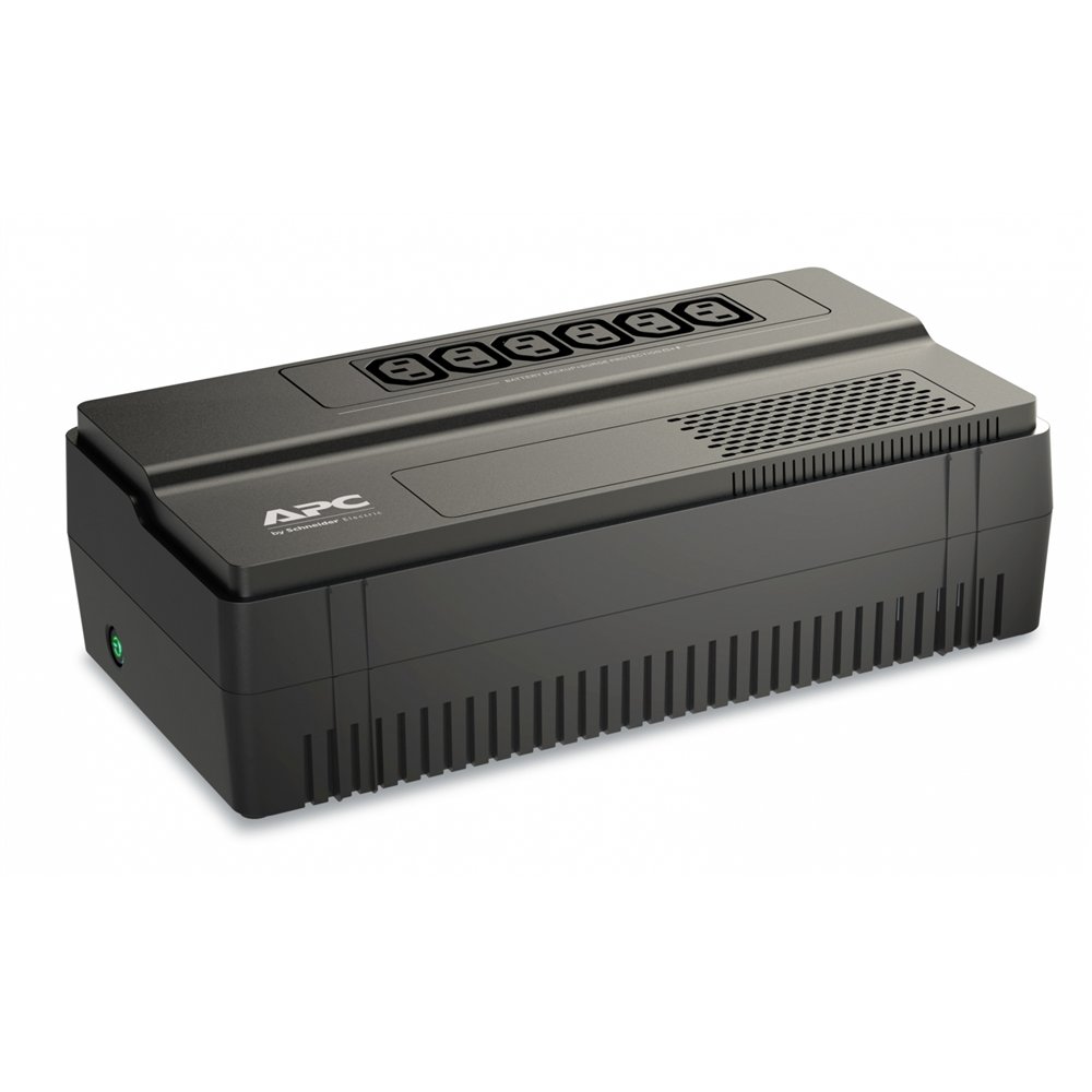 Apc sistema de alimentación ininterrumpida (ups) lí­nea interactiva 650 va, 375 w, 1 salidas ac negro