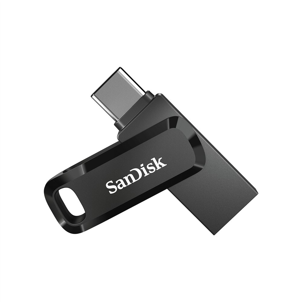 Sandisk ultra dual drive pendrive flash 128gb usb tipo-a / usb tipo-c negro plata sdddc3-128g-g46