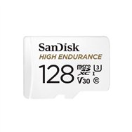 Memoria microsdxc sandisk high endurance flash 128gb uhs-i class 3 v30 blanco sdsqqnr-128g-gn6ia