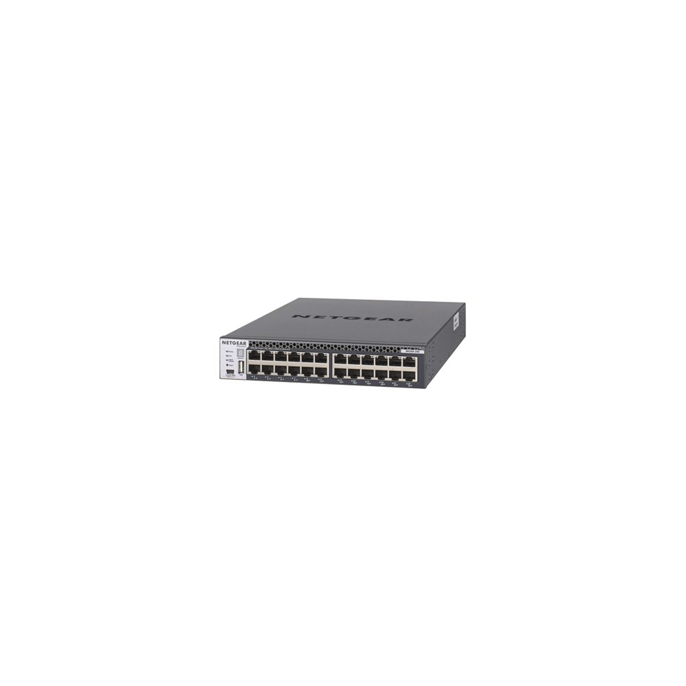 Netgear m4300-24x gestionado l3 10g ethernet (100/1000/10000) 1u negro
