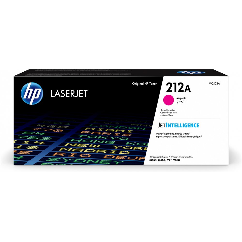 Toner hp 212a 1 pieza original magenta w2123a