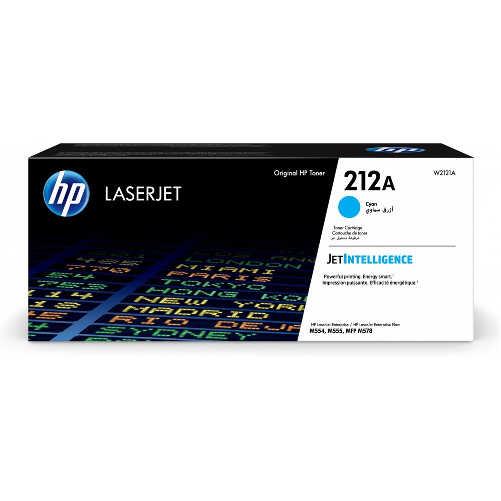 Toner hp 212a 1 pieza original cian w2121a