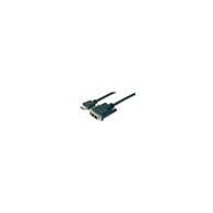assmann electronic adaptador de cable de ví­deo 2 m hdmi, dvi-d negro