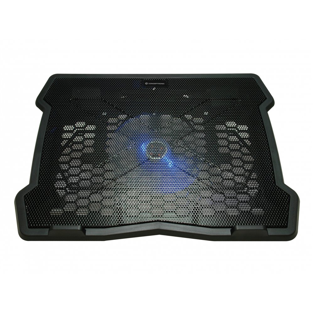 Base refrigerante conceptronic almohadilla fria 15.6p iluminacion azul negro thana05b