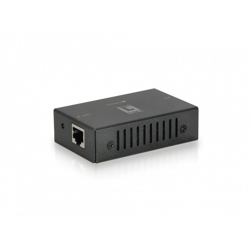 Levelone repetidor poe 100 mbit/s negro