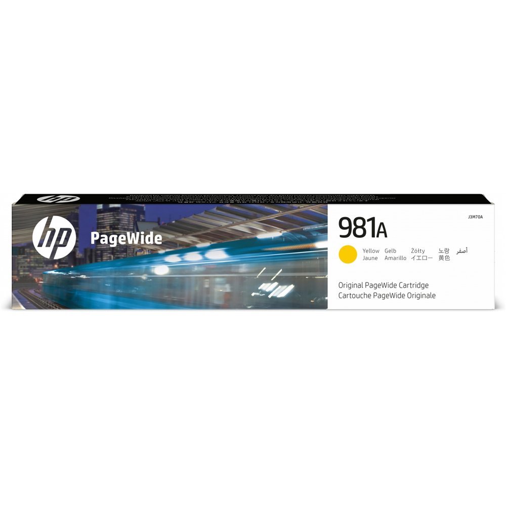 hp 981a cartucho original rendimiento estándar amarillo