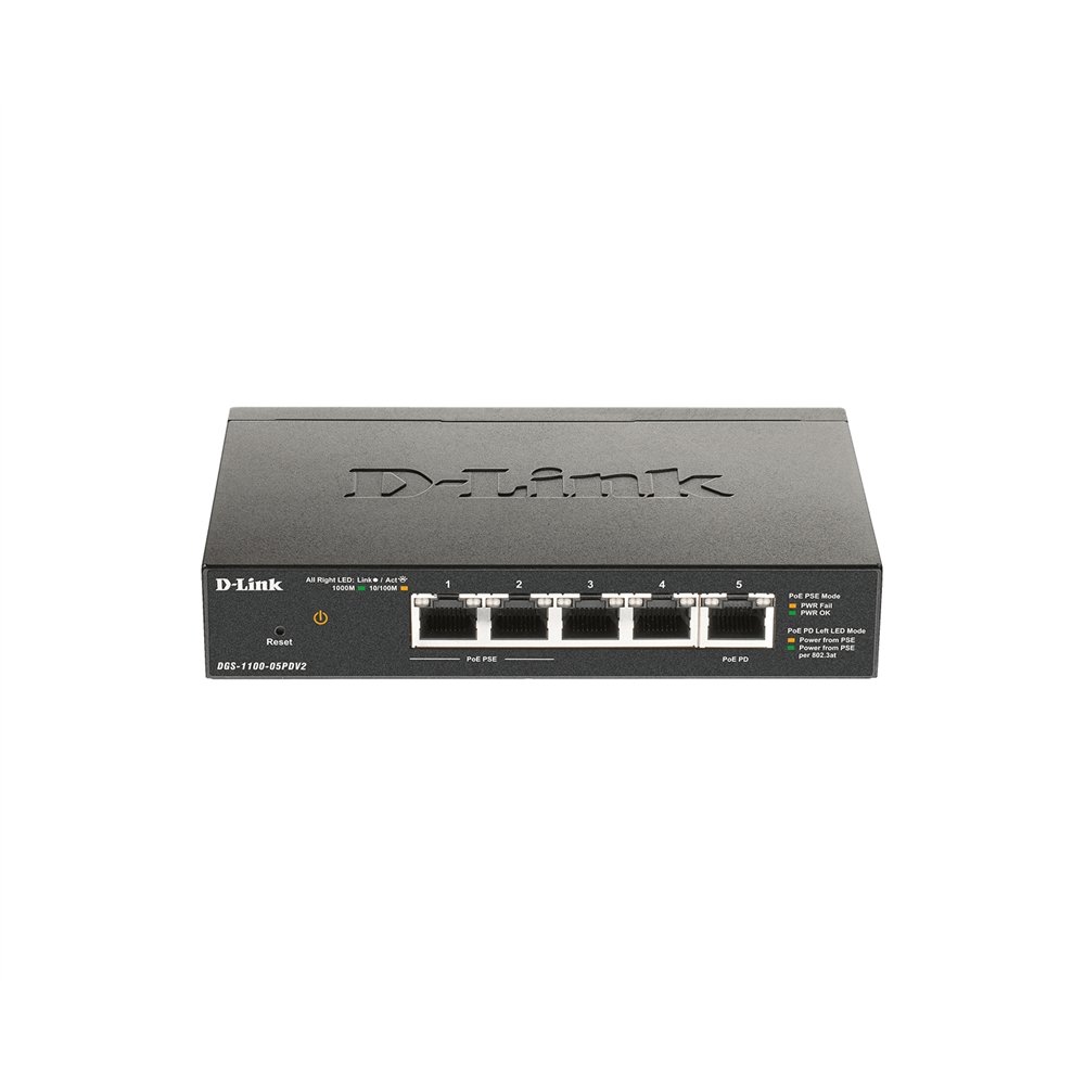 D-link switch gestionado gigabit ethernet (10/100/1000) energãâ­a sobre ethernet (poe) negro