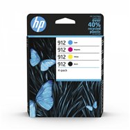 Hp 912 cmyk cartucho 4 pieza(s) original rendimiento estã¡ndar negro, cian, magenta, amarillo